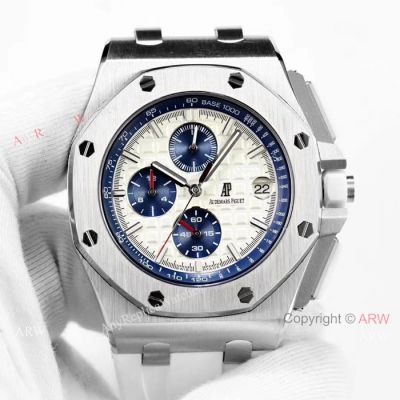 Audemars Piguet Knock off Wholesale - AP Royal Oak Offshore White Dial Watch